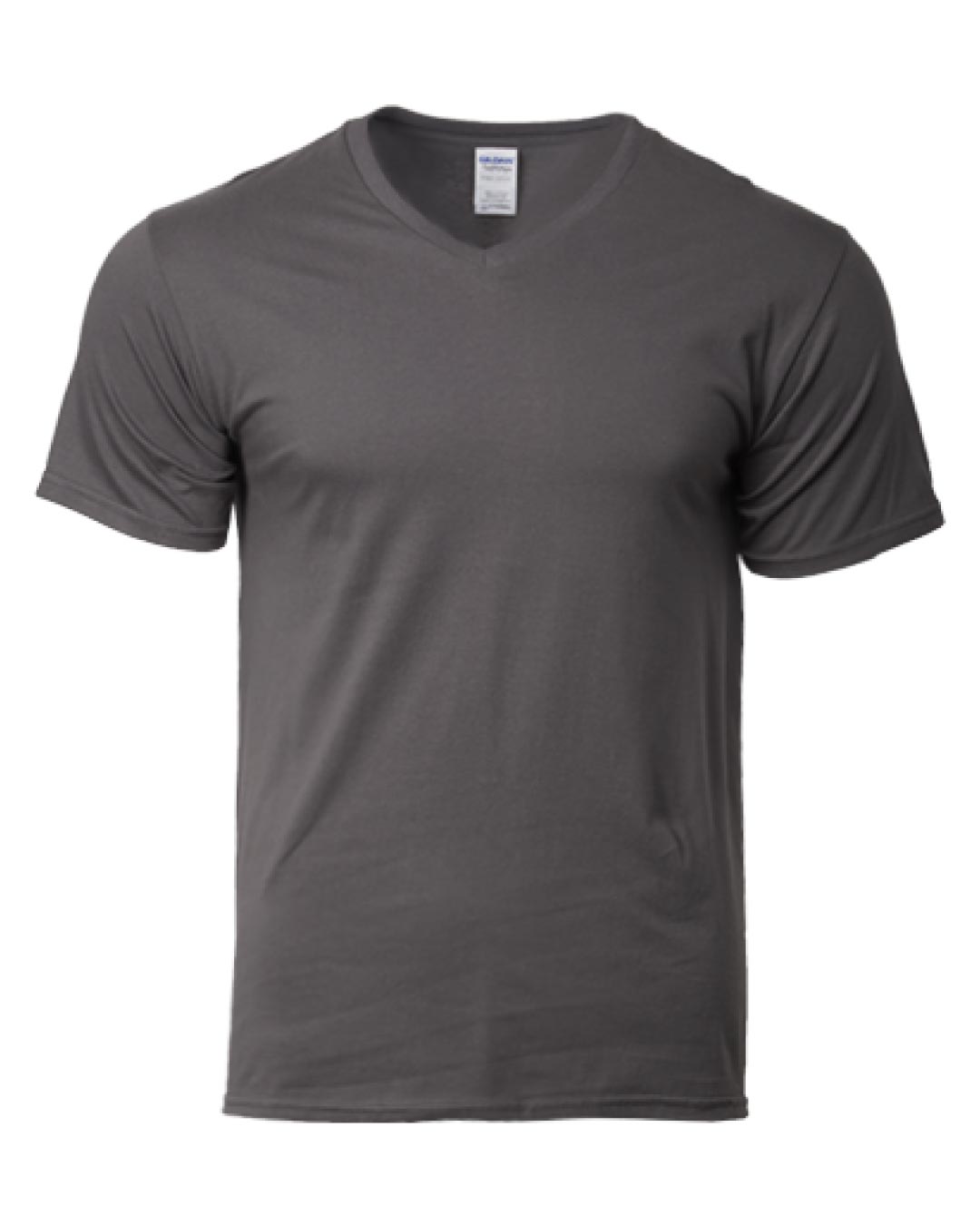 gildan® softstyle® 63v00 adult v neck t shirt 42C Charcoal