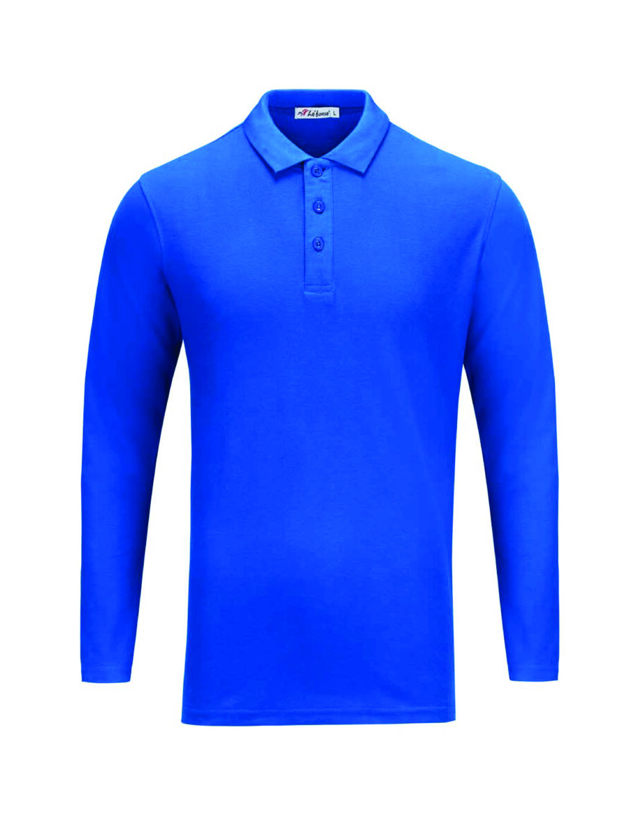 l02 honeycomb classic polo long sleeved 210gsm